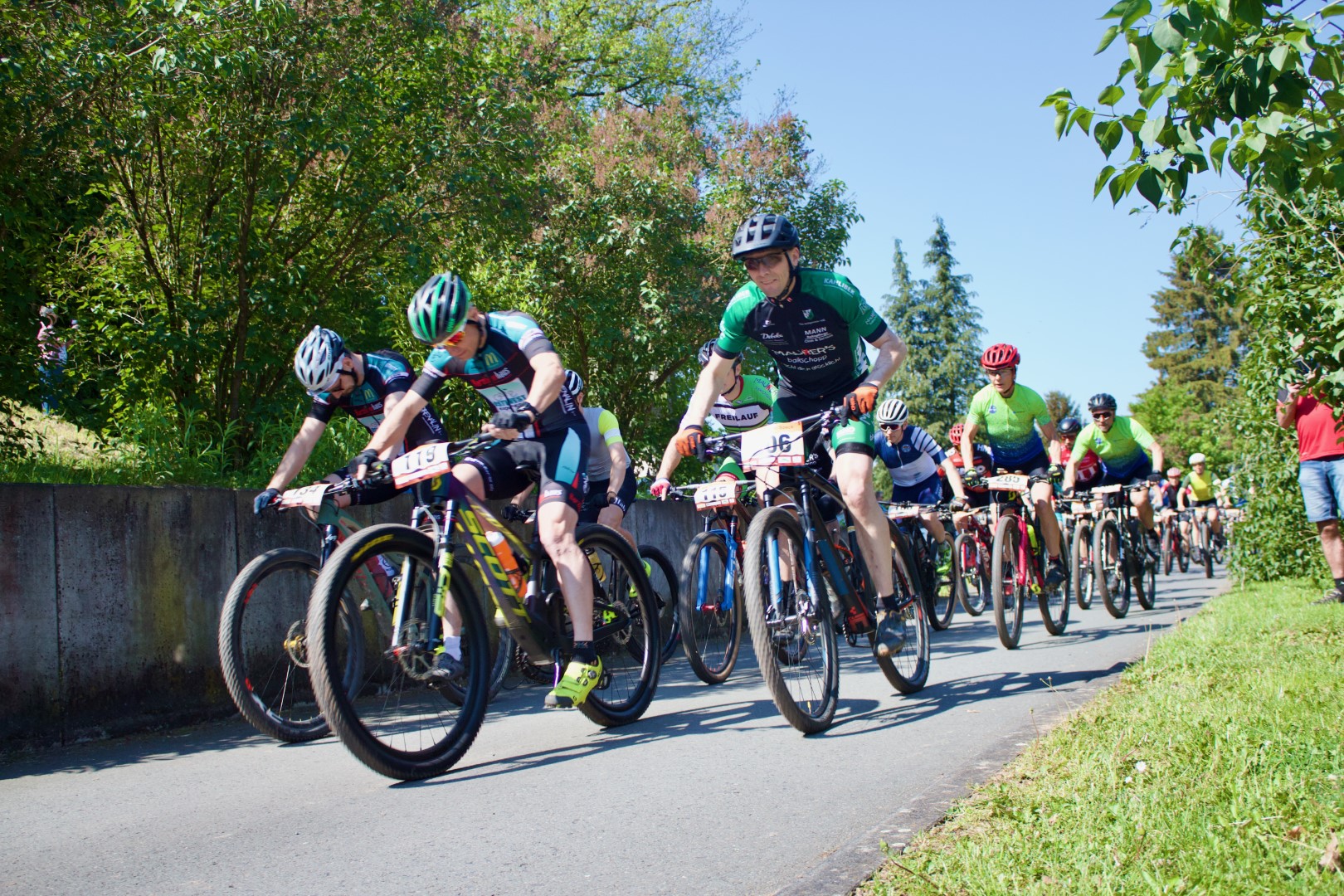 Mountainbike-Rennen "Weg mit dem Speck" am 12. Mai 2024 in Waldkappel
